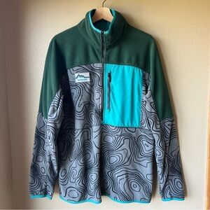 Locale Winter Park Fleece Unisex XL 1/2 Zip Long Sleeve Outdoor Granola Hiking